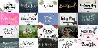 Spring Fonts Bundle
