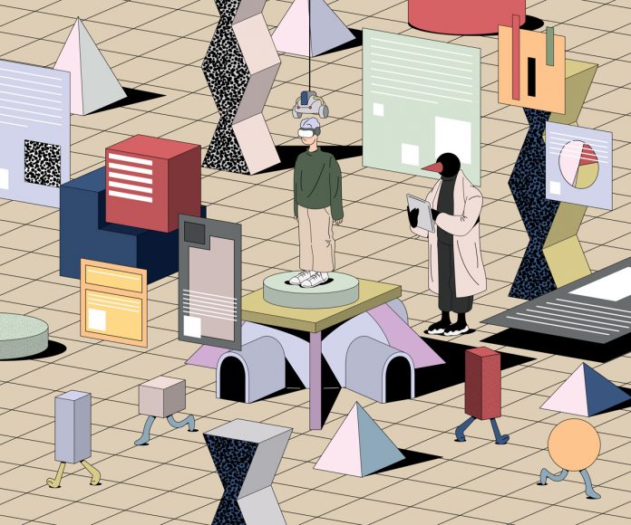 Hot Prospect—editorial illustrations by Tanawat Sakdawisarak for WHY Magazine, Herman Miller.