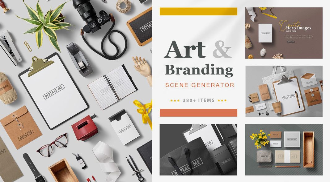 Art and Branding Scene Templates by h3design