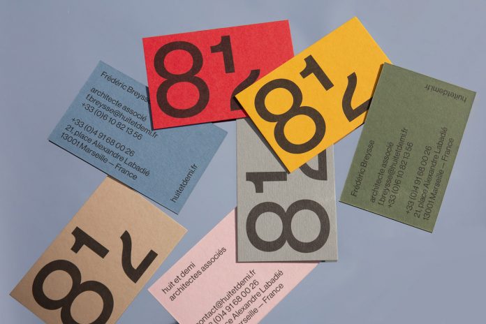 8 1/2 architectural firm branding by Avant Post.