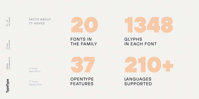 TT Hoves font family from TypeType