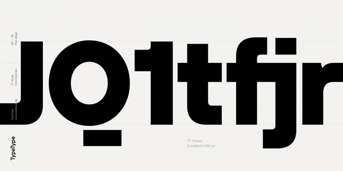 TT Hoves font family from TypeType