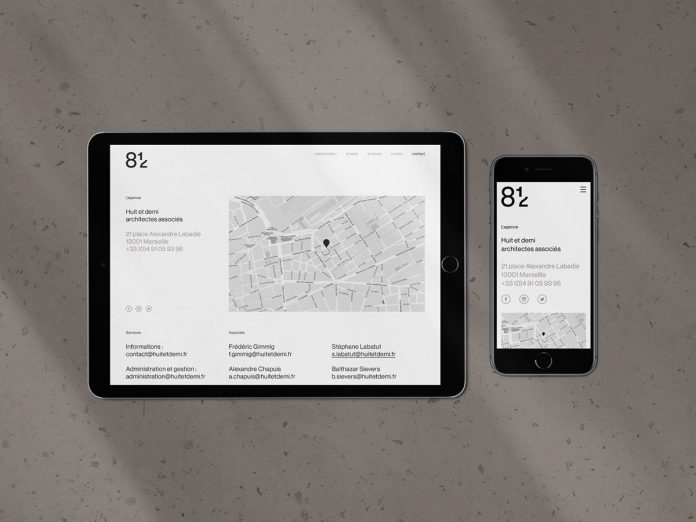 8 1/2 architectural firm branding by Avant Post.