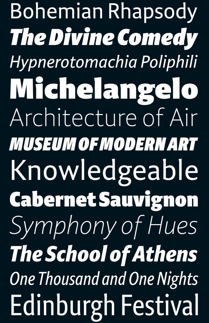 Niko font family by Ludwig Übele