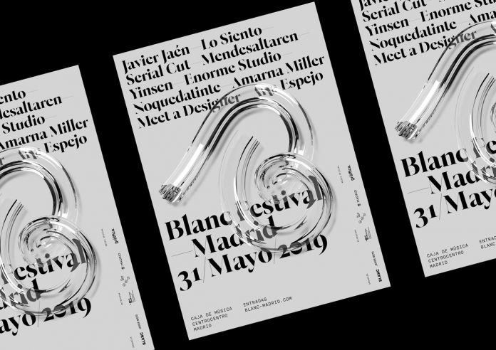 Blanc Festival 19 Identity by Stupendous Studio