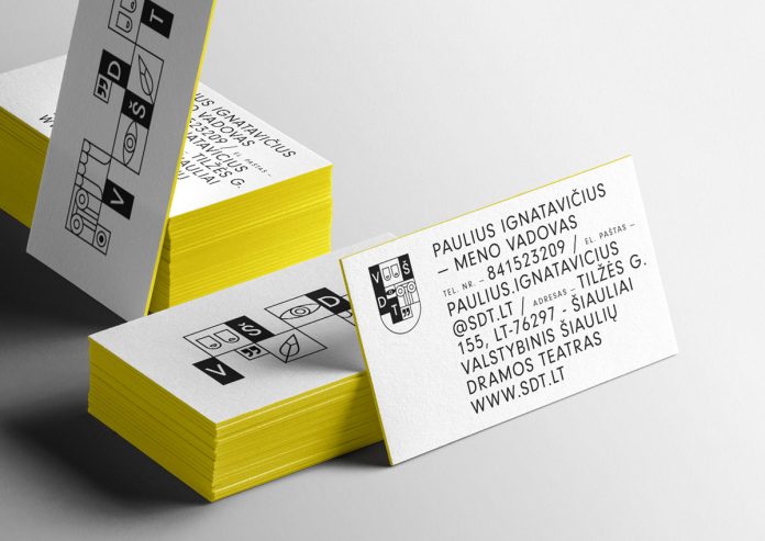 Šiauliai Drama Theater branding by Aivaras Bakanauskas.