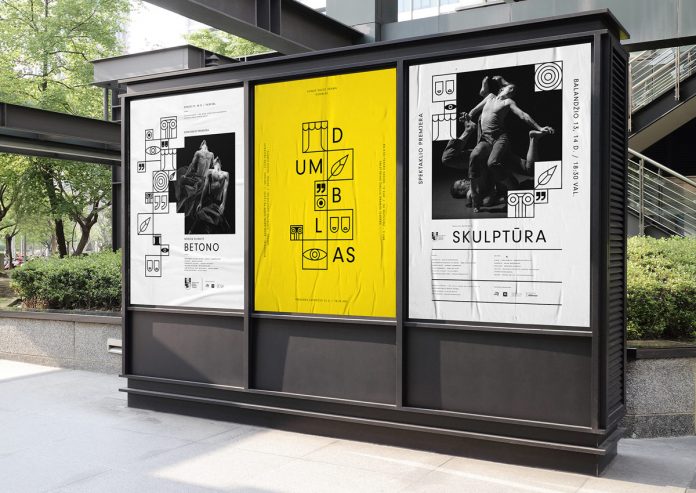 Šiauliai Drama Theater branding by Aivaras Bakanauskas.