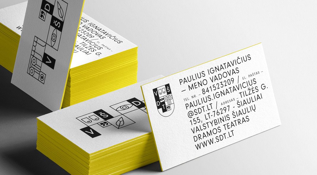 Theater brand identity design by Aivaras Bakanauskas Theater brand identity design by Aivaras Bakanauskas