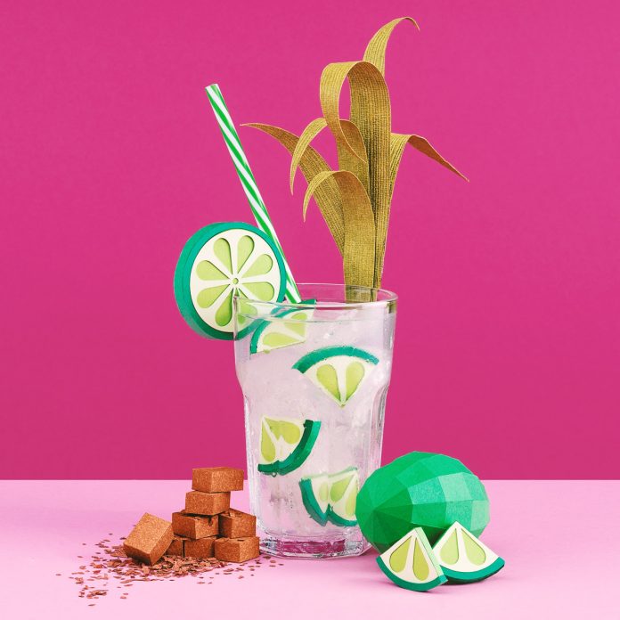Editorial paper art illustrations created by Get it Studio for Swiss newspaper “Le Temps” about summer cocktails.