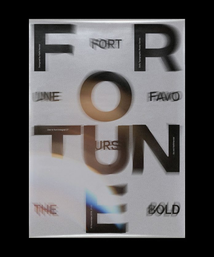 Thirty typographic poster designs by Fatih Hardal