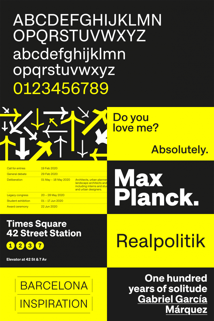 Approach font family by Emtype Foundry.