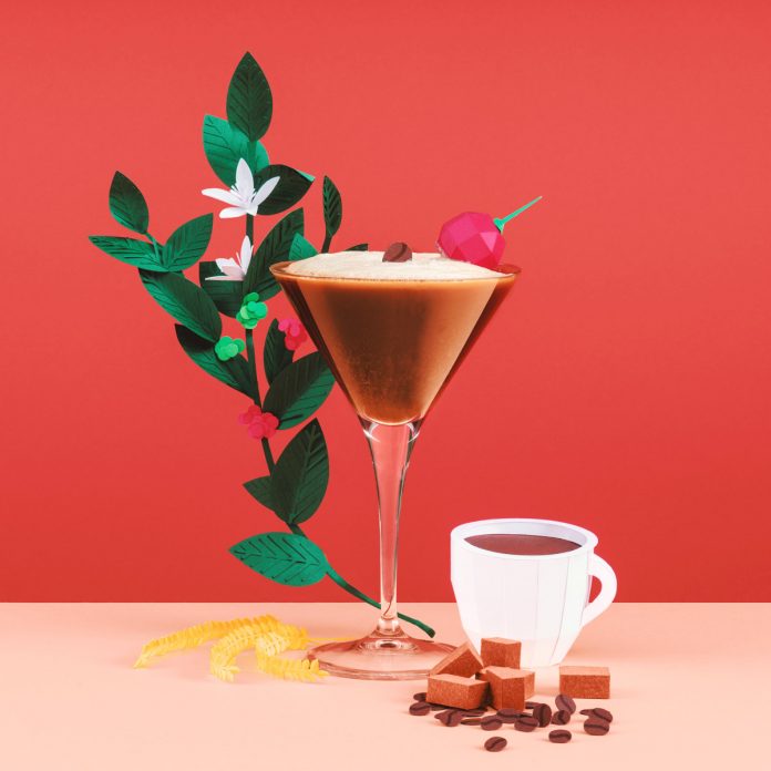 Editorial paper art illustrations created by Get it Studio for Swiss newspaper “Le Temps” about summer cocktails.