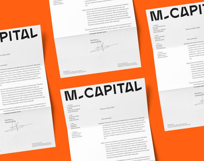 M Capital—graphic design and branding by studio Brand Brothers.