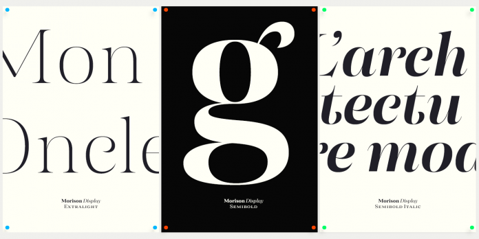The Morison font family by foundry Fenotype.