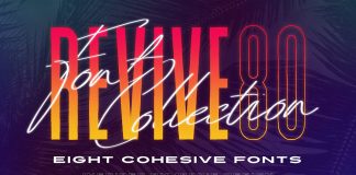 80s retro fonts