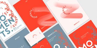 Branding and graphic design by NOANCE Studio for Moments by Appear Here.