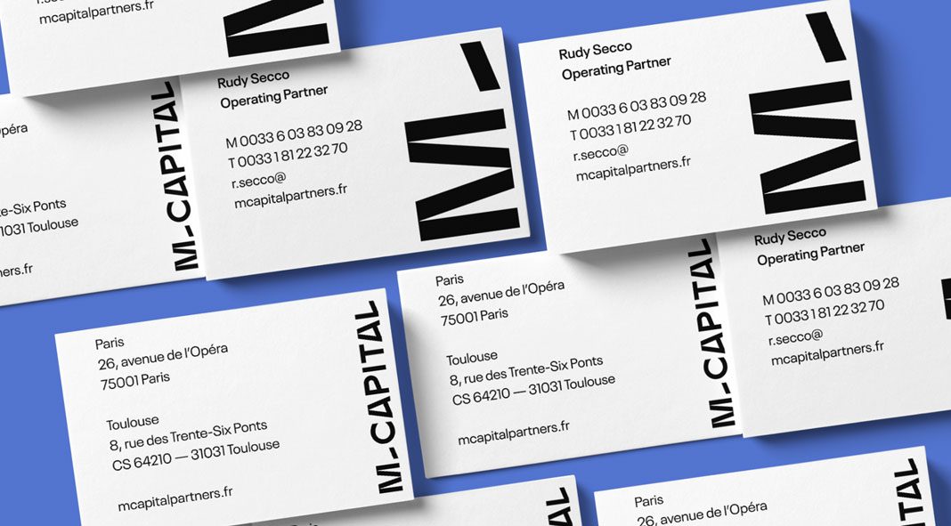 M Capital—graphic design and branding by studio Brand Brothers.