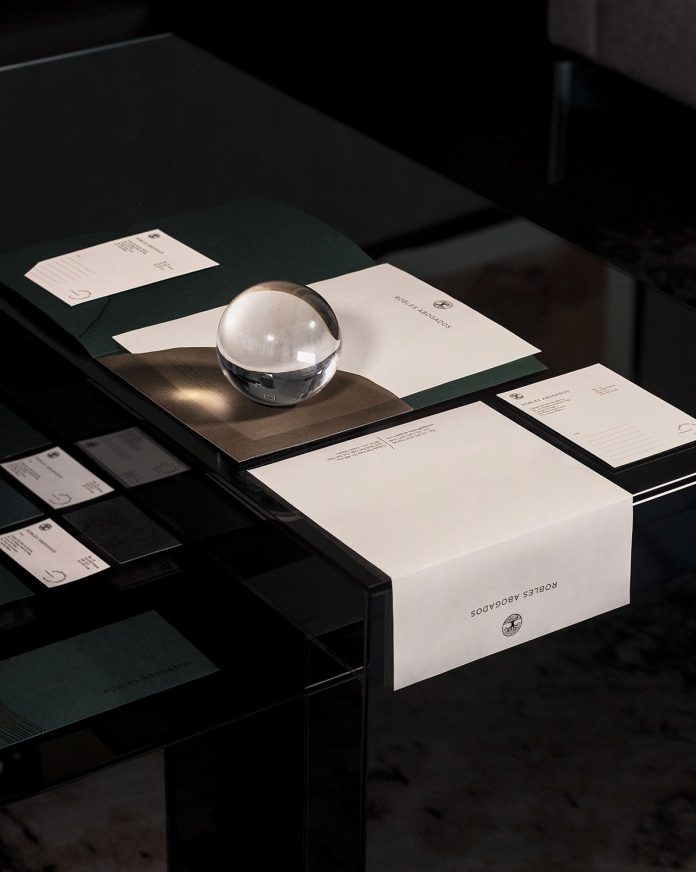 Robles Abogados branding by Chapter Studio.