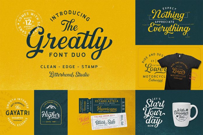 Big fonts and logos bundle from Letterhend Studio
