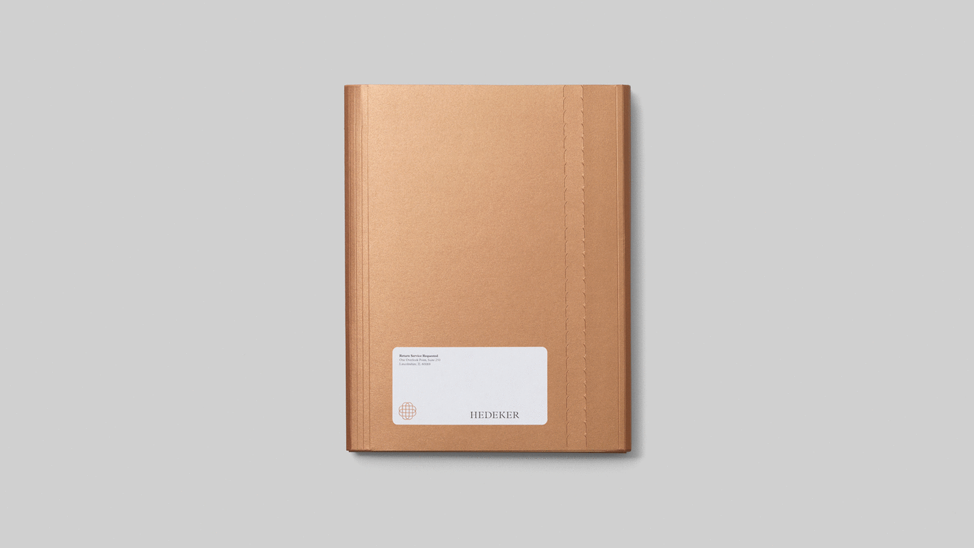 Graphic design, art direction, and branding by Socio Design for Hedeker