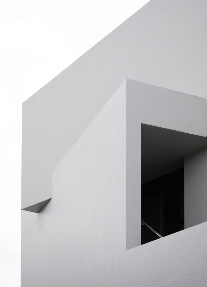 Straight, modern architecture