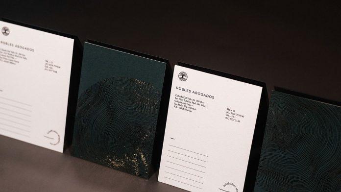 Robles Abogados branding by Chapter Studio.