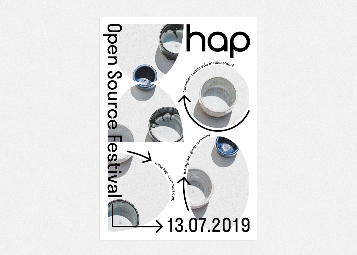 Graphic design and branding by studio Abracradama for Hap Ceramics