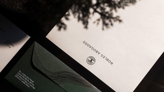 Robles Abogados branding by Chapter Studio.