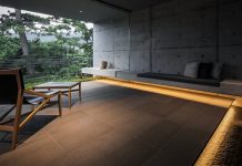 Minimalist stone and concrete residence in Hyōgo, Japan by architecture studio GOSIZE.