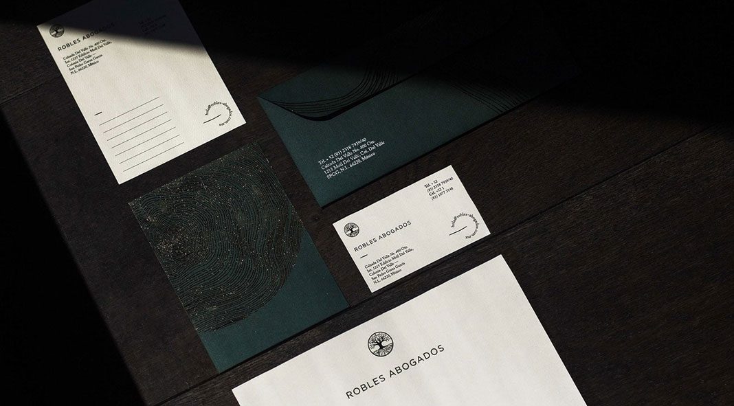 Robles Abogados branding by Chapter Studio.