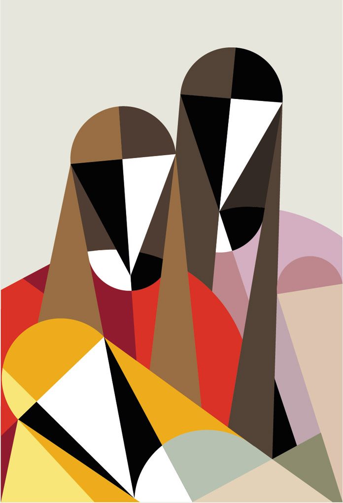 Geometric illustration by creanet.