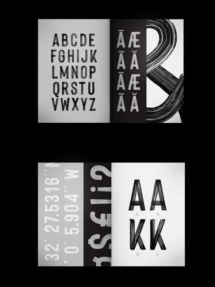 Hackney—hand-painted SVG font by Ellen Luff