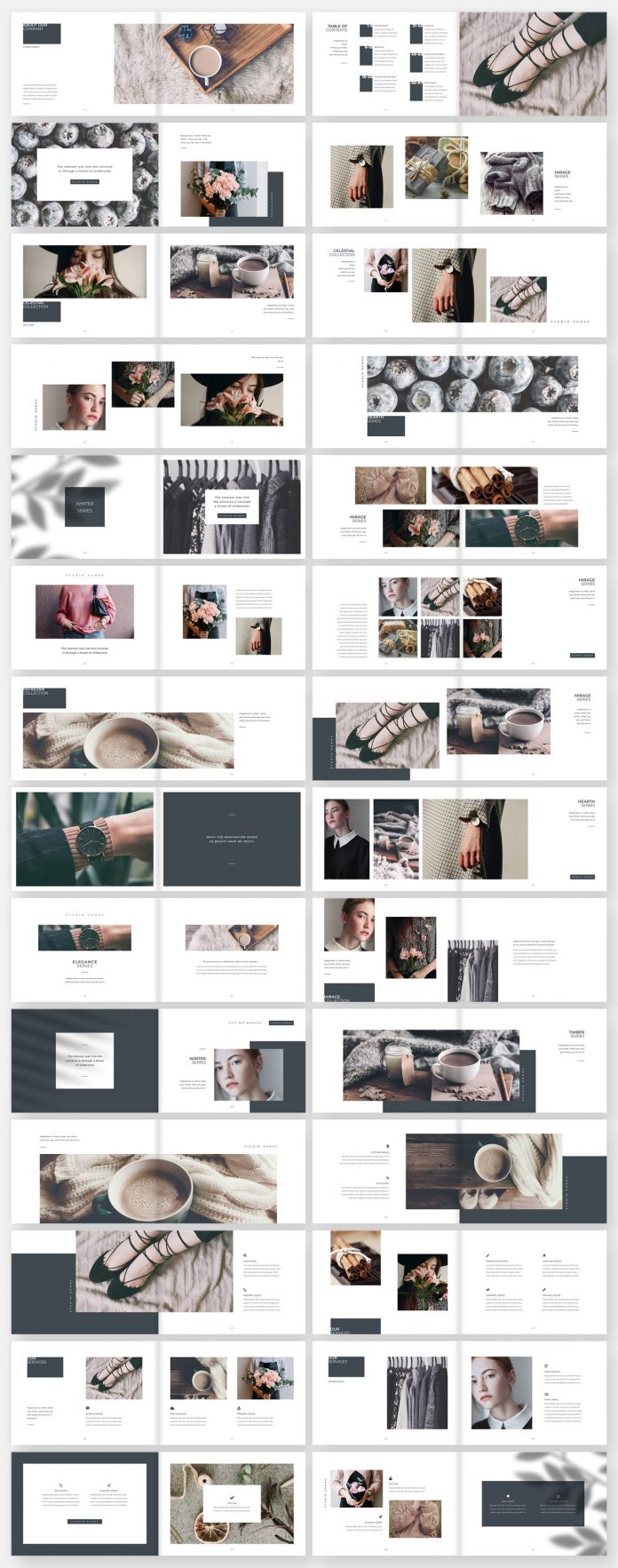 Hickory Brochure Template for Adobe InDesign