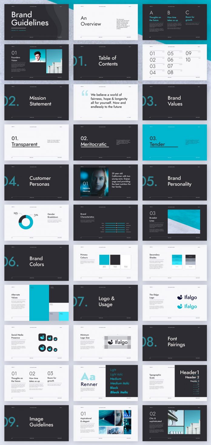 Minimalist Brand Guidelines Template