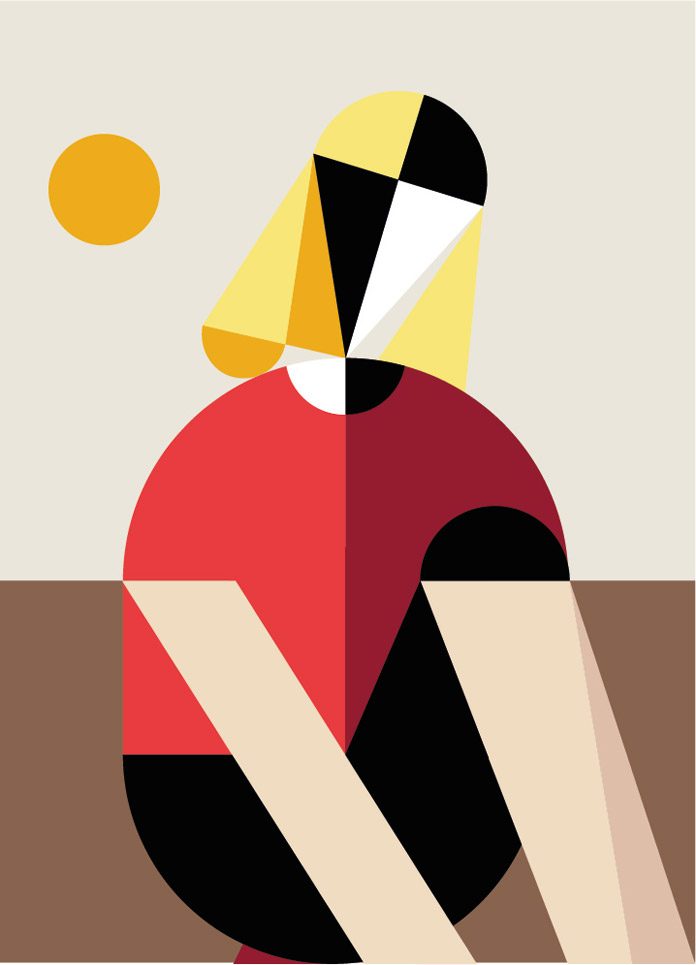 Geometric illustration by creanet.