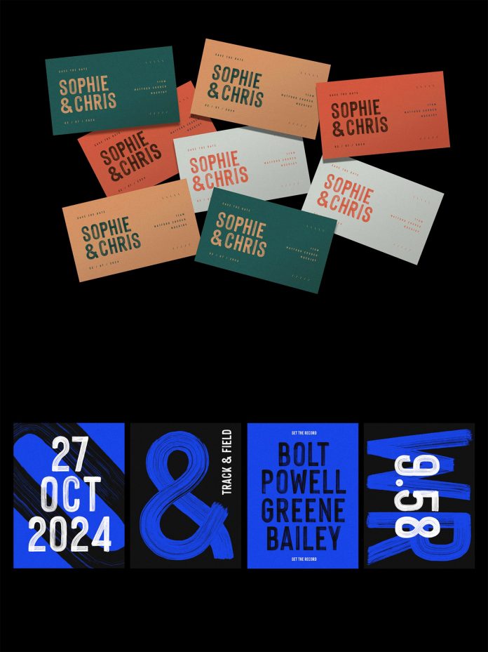 Hackney—hand-painted SVG font by Ellen Luff