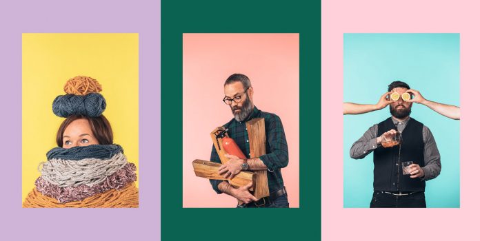 Pinterest Knit Con Event Branding by Hybrid Design.