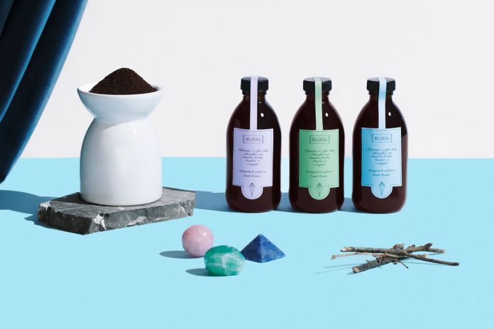 Elixir coffee brand identity by graphic design studio Futura
