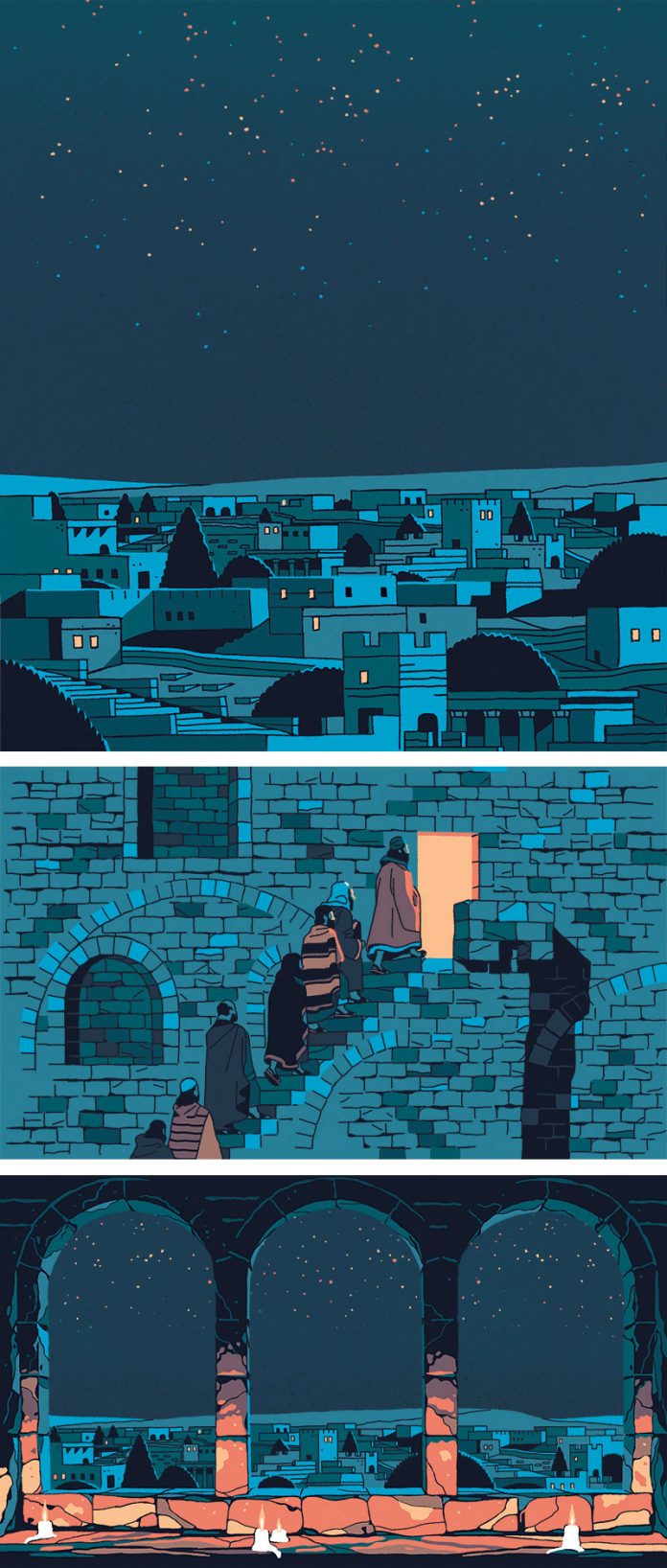 A series of editorial illustrations created for Metaleap Creative, a modern reformation magazine.