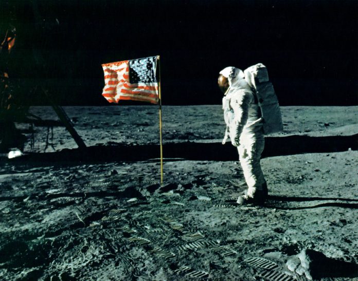Original photo from Apollo 11.