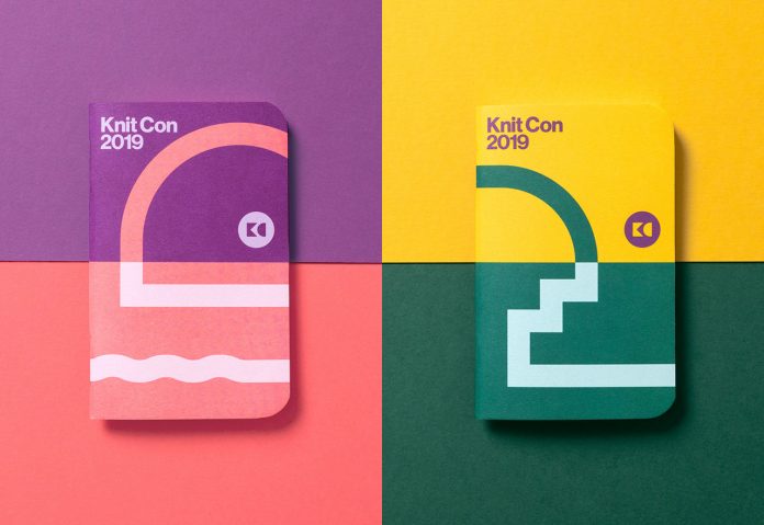 Pinterest Knit Con Event Branding by Hybrid Design.