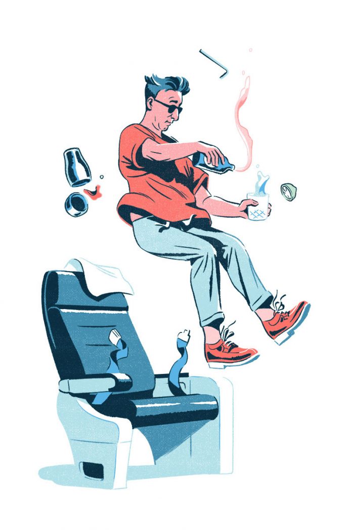 Illustration made by Bruno Mangyoku for The Daring Escape.