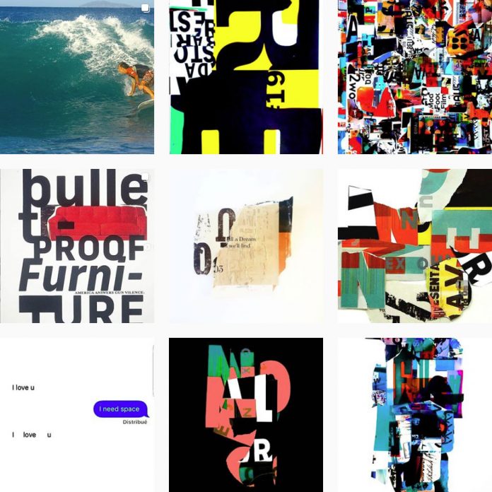 Graphic Designer David Carson on Instagram