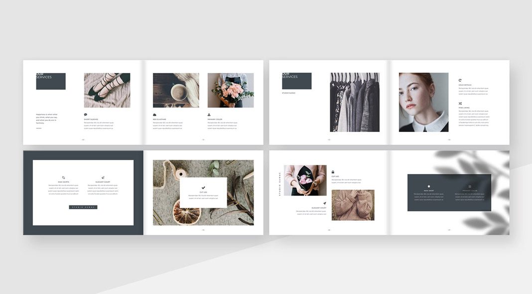 Hickory Brochure Template for Adobe InDesign