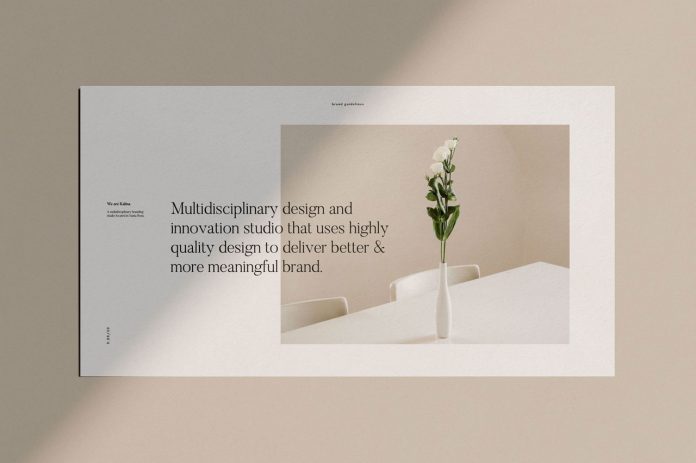 KALINA - Keynote and Powerpoint brand guidelines template