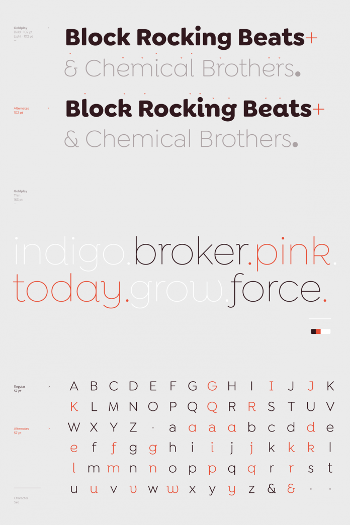Goldplay font family from Latinotype.