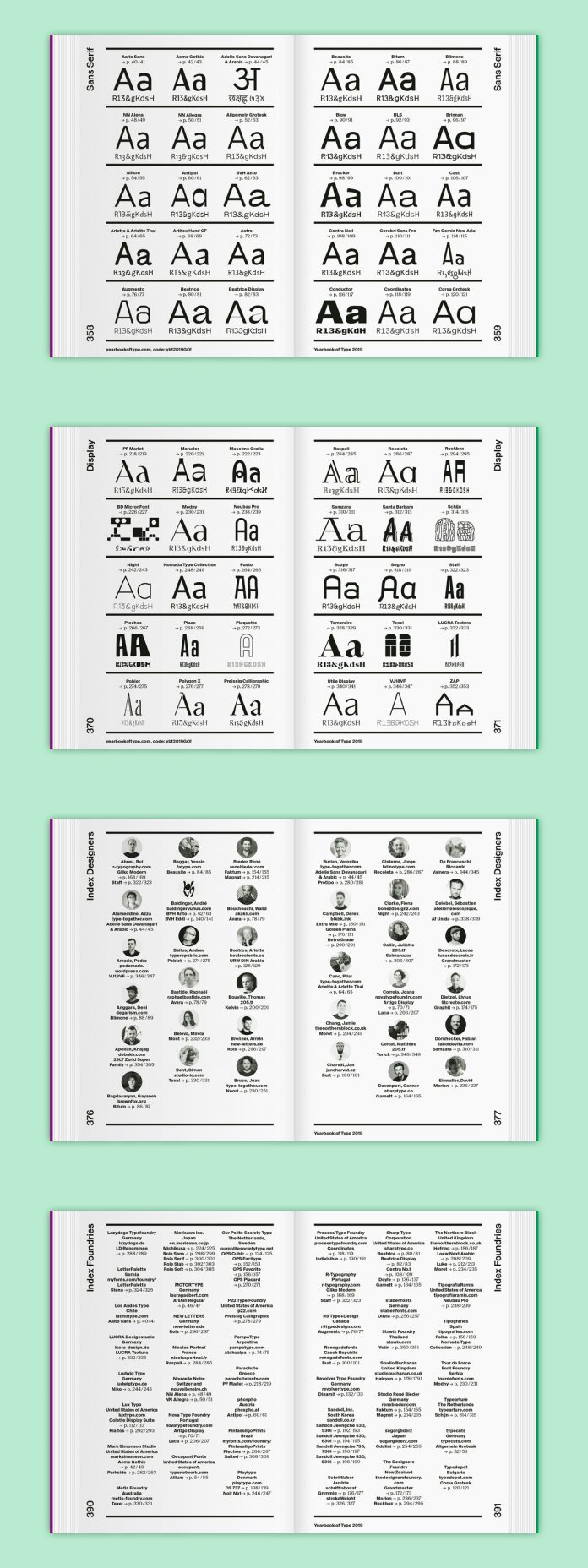 Yearbook of Type 2019/2020 from Slanted Publishers.
