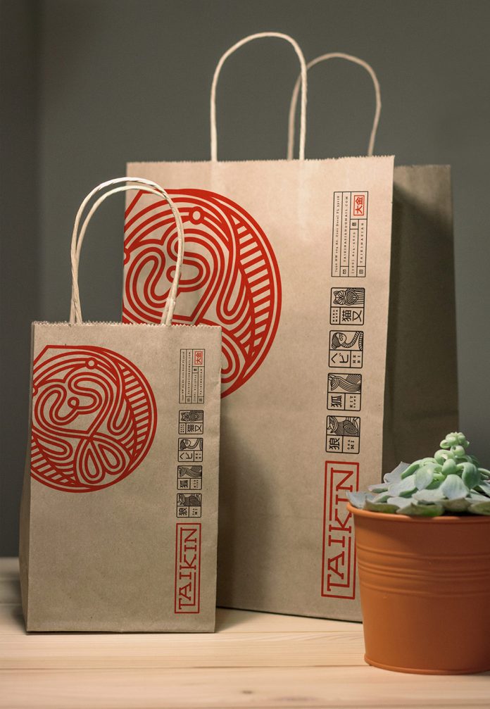 Taikin Asian Restaurant branding by Oscar Bastidas.