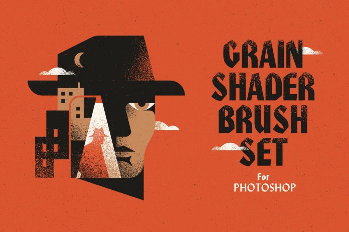 Grain Shader Brush Set for Photoshop