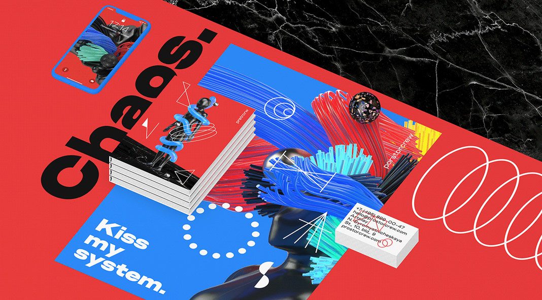 Prostorcrew сhaos identity by Erohnovich Roma